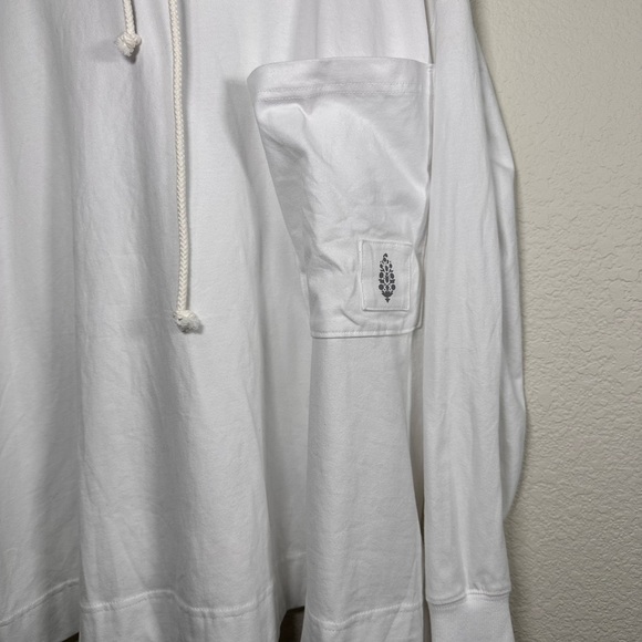 FP Movement by Free People White Long Sleeve Hoodie Medium - Picture 4 of 7